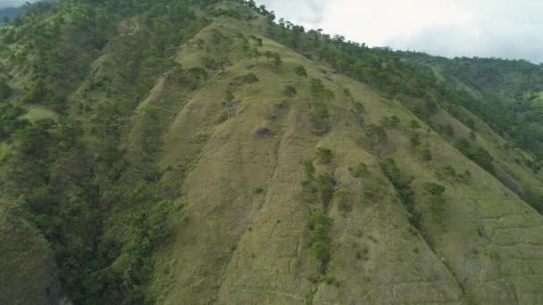 Province de montagne aux Philippines. — Video