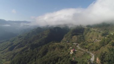 Filipinler 'deki Dağ Bölgesi.