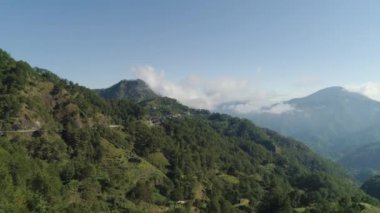 Filipinler 'deki Dağ Bölgesi.