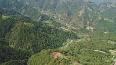 Filipinler 'de bir dağ ilinde tarım arazisi, Luzon