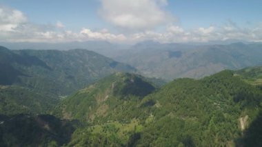 Filipinler 'deki Dağ Bölgesi.