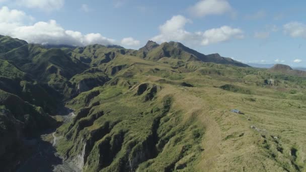 フィリピンの山岳地帯、ピナトゥボ. — ストック動画