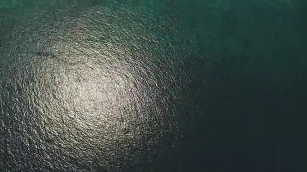 Vista aerea bellissima spiaggia. Bali,Indonesia. — Video Stock