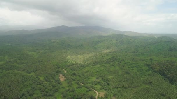 Bergprovincie in de Filipijnen. — Stockvideo