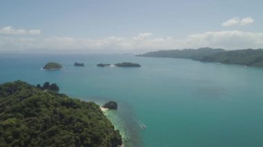 Caramoan Adaları Deniz Burnu, Camarines Sur, Filipinler.