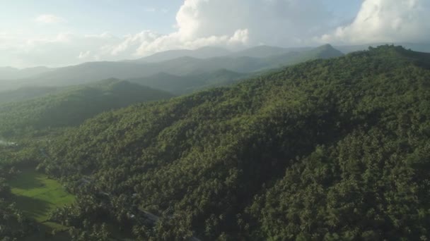 필리핀 의산 풍경. — 비디오