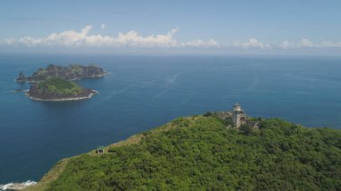 Cape engano yılında deniz feneri. Filipinler, Palau Island.
