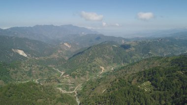 Filipinler 'de bir dağ ilinde tarım arazisi, Luzon