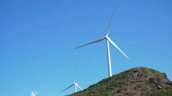 Solar Farm with Windmills. Philippines, Luzon