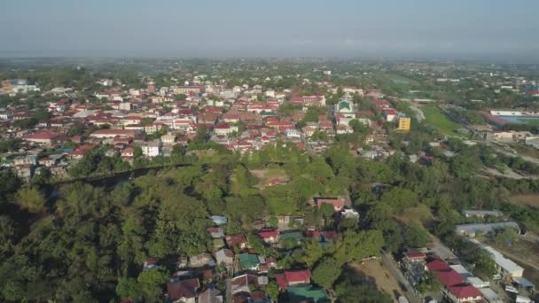 Filipinler 'deki eski Vigan şehri. — Stok video