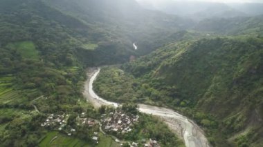 Filipinler 'deki Dağ Bölgesi.