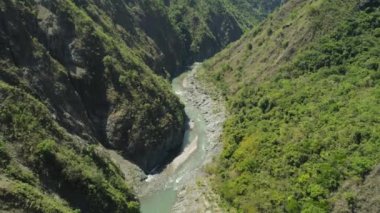 Filipinler 'deki Dağ Bölgesi.