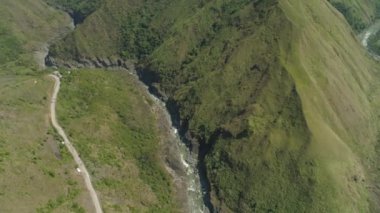 Filipinler 'deki Dağ Bölgesi.