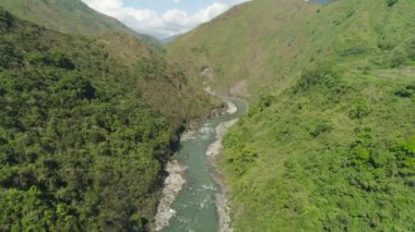 Filipinler 'deki Dağ Bölgesi.