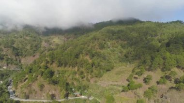 Filipinler 'deki Dağ Bölgesi.