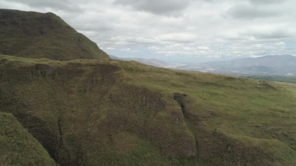 Província de montanha nas Filipinas, Pinatubo. — Vídeo de Stock