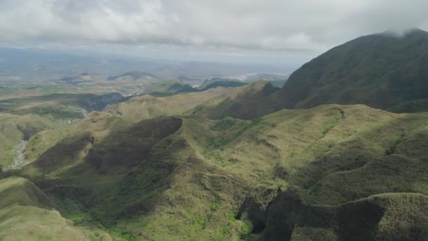 Província de montanha nas Filipinas, Pinatubo. — Vídeo de Stock