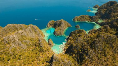 Kayangan Gölü, Filipinler, Coron Palawan Beautyful lagoon.