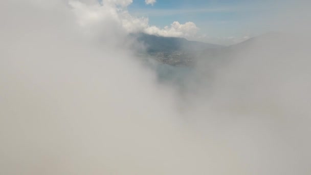 Danau di pegunungan, pulau Bali, Indonesia. — Stok Video