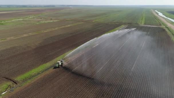 农业用地灌溉系统. — 图库视频影像
