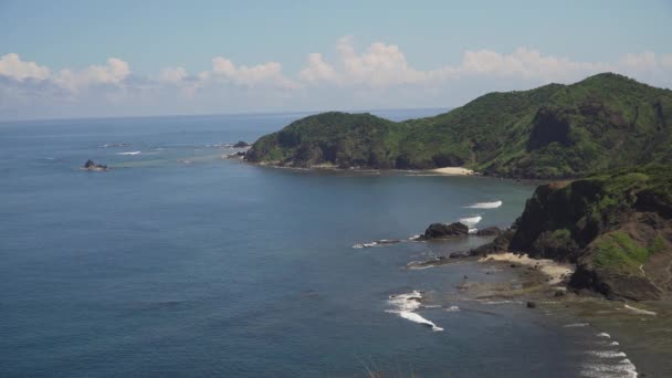 Côte de l'île des Palaos. Philippines. — Video