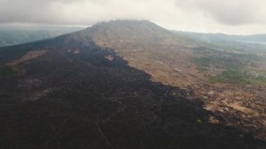 Batur volkanı, Bali, Endonezya.