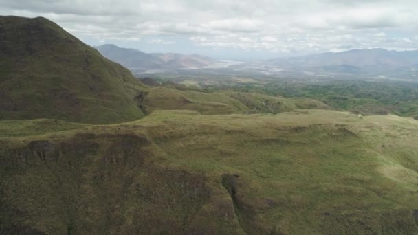 フィリピンの山岳地帯、ピナトゥボ. — ストック動画