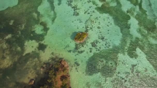 Lagune à l'eau turquoise — Video