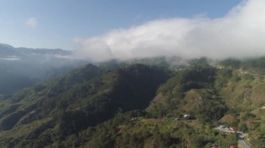 Filipinler 'deki Dağ Bölgesi.