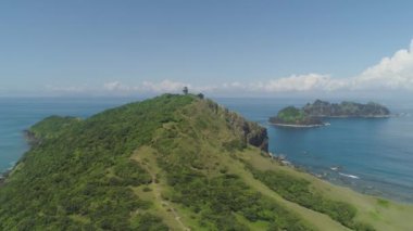 Cape engano yılında deniz feneri. Filipinler, Palau Island.