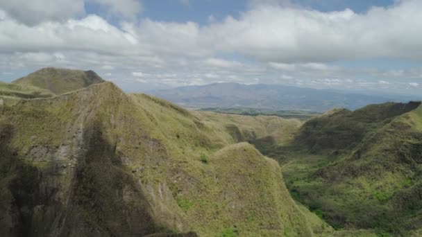 Província de montanha nas Filipinas, Pinatubo. — Vídeo de Stock
