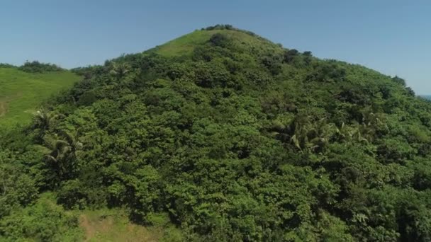 Paisaje marino con playa y mar. Filipinas, Luzón. — Vídeo de stock