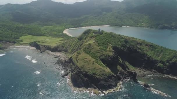 Côte de l'île des Palaos. Philippines. — Video