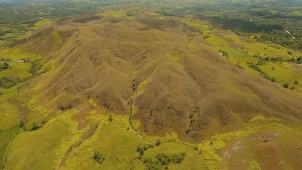 Dağ manzarası ile Vadisi Bohol, Filipinler — Stok video