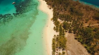 Güzel tropikal ada.