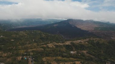 Batur volkanı, Bali, Endonezya.