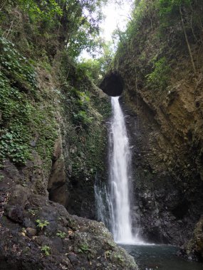 Güzel tropik şelale. Bali, Endonezya.