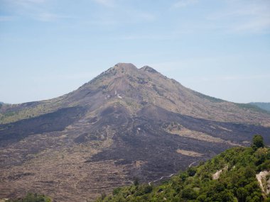 Batur volkanı, Bali, Endonezya.