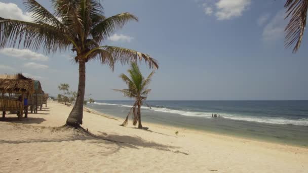 Playa Sandy White. Filipinas. — Vídeo de stock