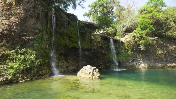 Beautiful tropical waterfall. Philippines, Luzon