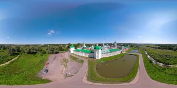 Iglesia cristiana y monasterio VR360 — Vídeos de Stock