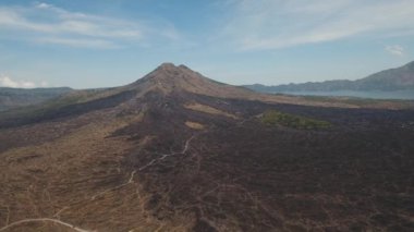 Batur volkanı, Bali, Endonezya.