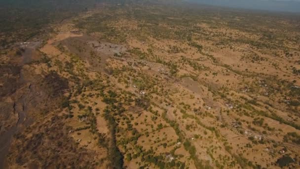 Volcan actif Gunung Agung à Bali, Indonésie. — Video