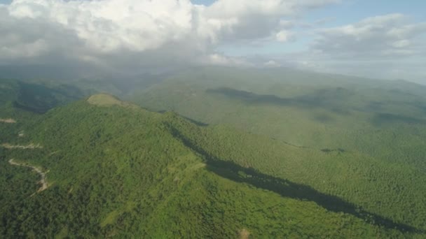 Mountain landscape in the Philippines. — Stock Video