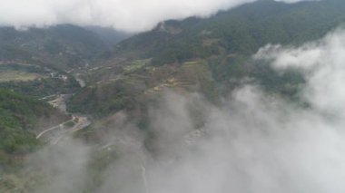 Filipinler 'deki Dağ Bölgesi.