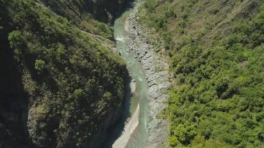 Filipinler 'deki Dağ Bölgesi.