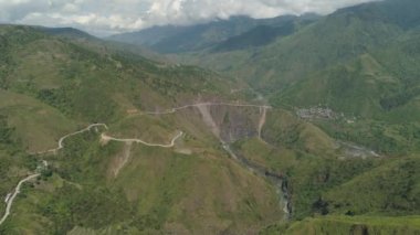 Filipinler 'deki Dağ Bölgesi.