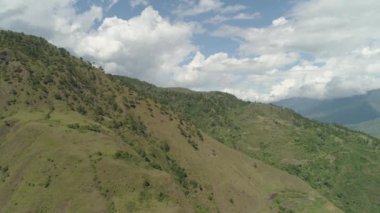 Filipinler 'deki Dağ Bölgesi.