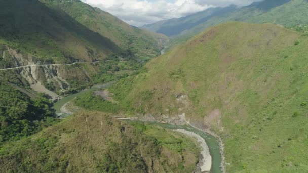 Provincia de montaña en Filipinas. — Vídeo de stock