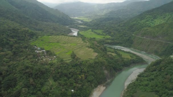 菲律宾的山地景观, 吕宋. — 图库视频影像